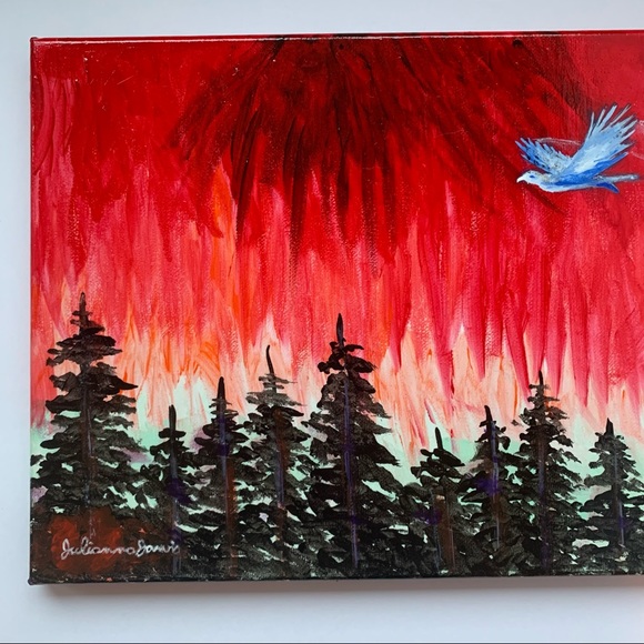 Original Acrylic Painting called “Shred of Hope” 11 x 14” varnished painting - Picture 4 of 6